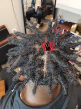 Instant locs w/ maintenance and style